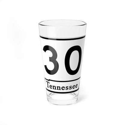 Tennessee 30 (Tennessee) (Road Sign) Pint Glass 16oz - Go Mug Yourself