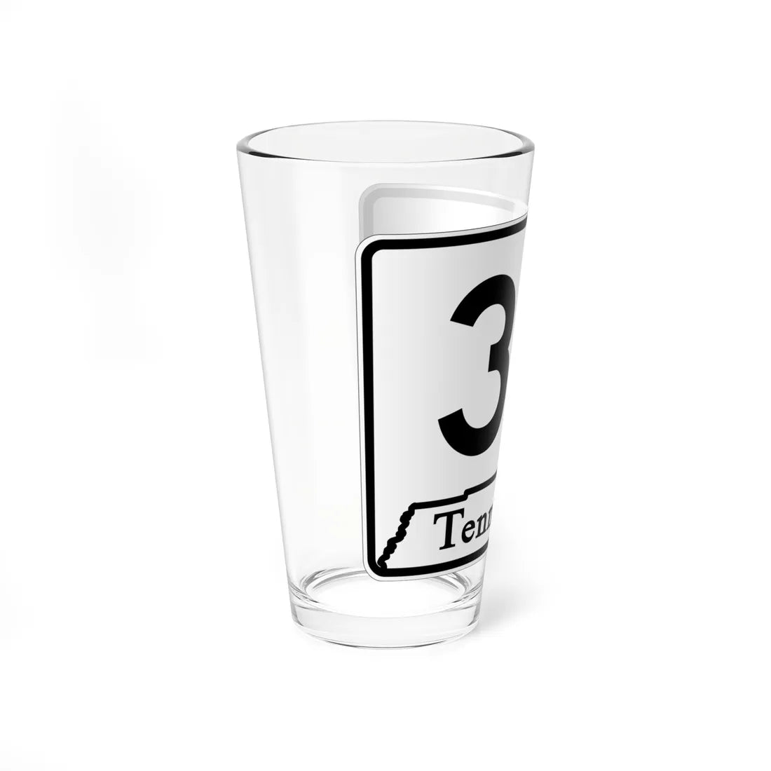 Tennessee 30 (Tennessee) (Road Sign) Pint Glass 16oz - Go Mug Yourself