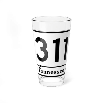 Tennessee 311 (Tennessee) (Road Sign) Pint Glass 16oz 16oz - Go Mug Yourself