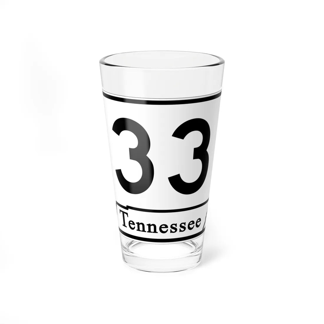 Tennessee 33 (Tennessee) (Road Sign) Pint Glass 16oz 16oz - Go Mug Yourself