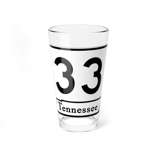 Tennessee 33 (Tennessee) (Road Sign) Pint Glass 16oz 16oz - Go Mug Yourself