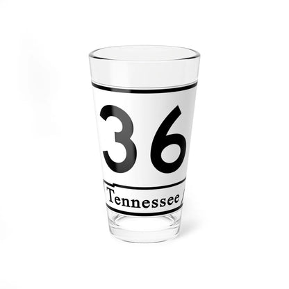 Tennessee 36 (Tennessee) (Road Sign) Pint Glass 16oz 16oz - Go Mug Yourself