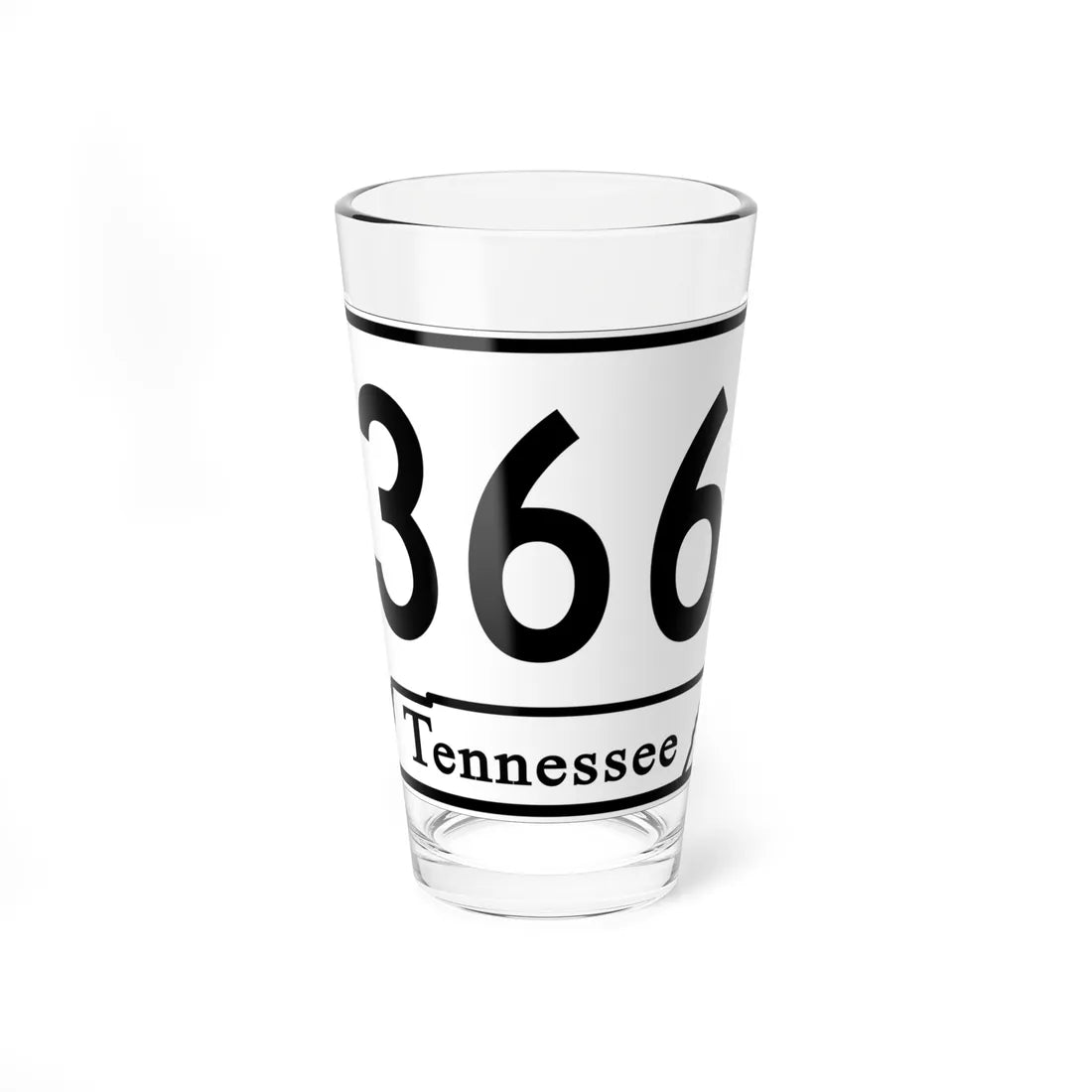 Tennessee 366 (Tennessee) (Road Sign) Pint Glass 16oz 16oz - Go Mug Yourself
