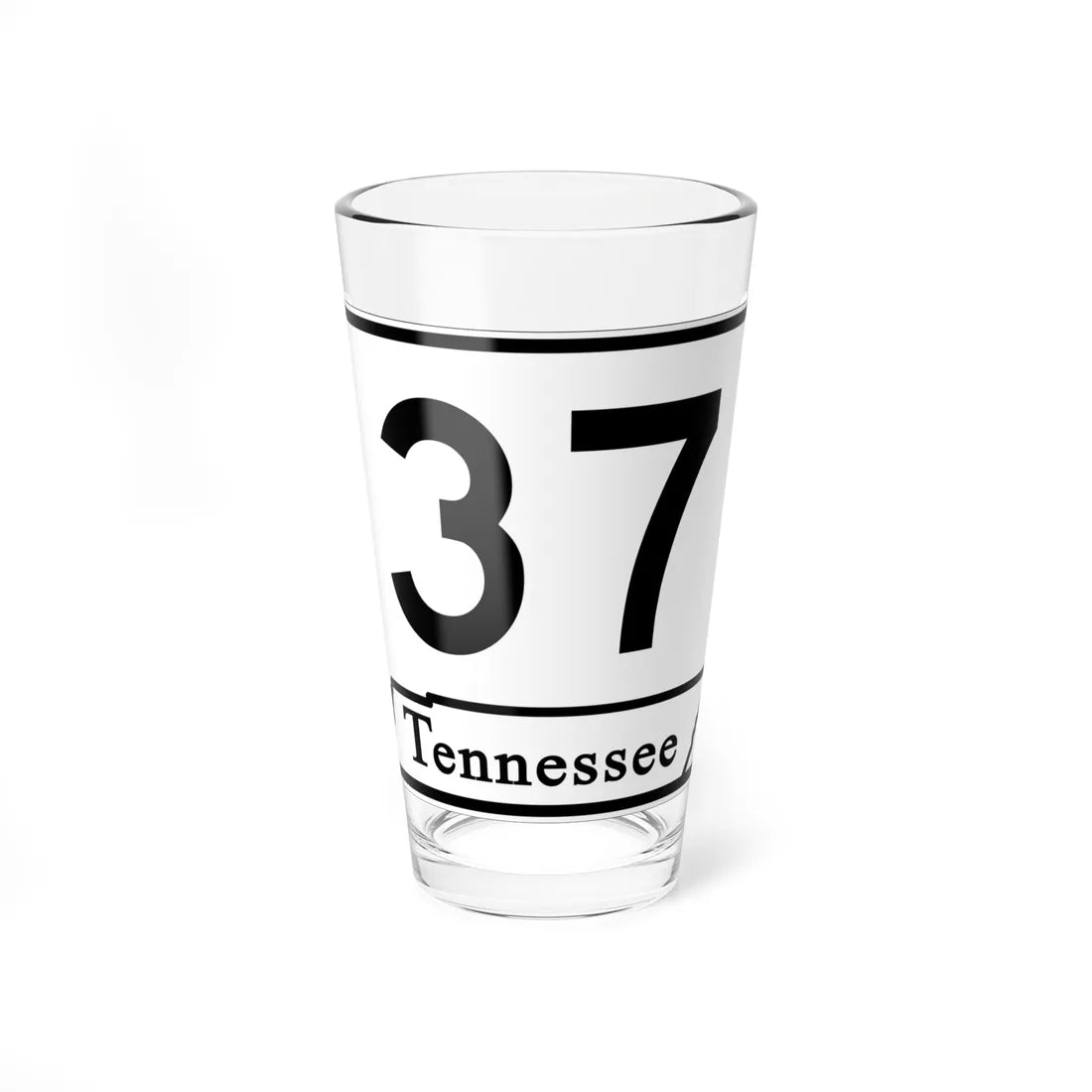 Tennessee 37 (Tennessee) (Road Sign) Pint Glass 16oz 16oz - Go Mug Yourself