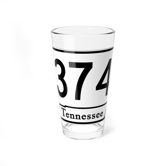 Tennessee 374 (Tennessee) (Road Sign) Pint Glass 16oz 16oz - Go Mug Yourself