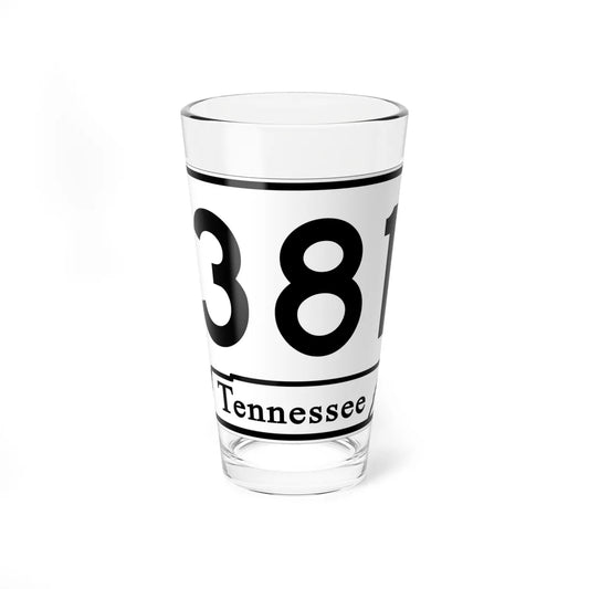 Tennessee 381 (Tennessee) (Road Sign) Pint Glass 16oz 16oz - Go Mug Yourself