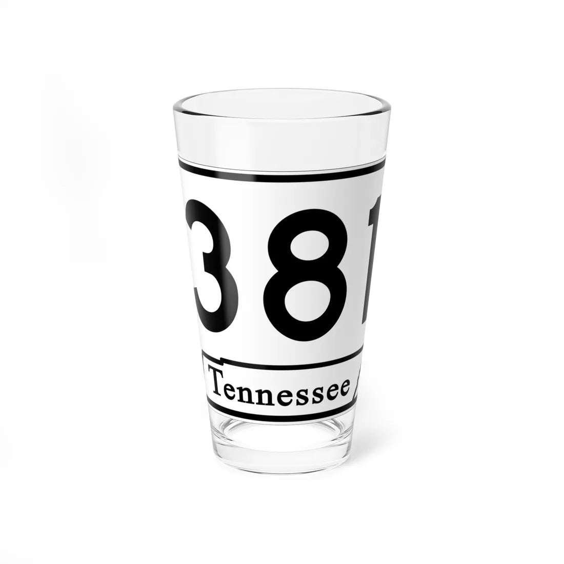Tennessee 381 (Tennessee) (Road Sign) Pint Glass 16oz - Go Mug Yourself