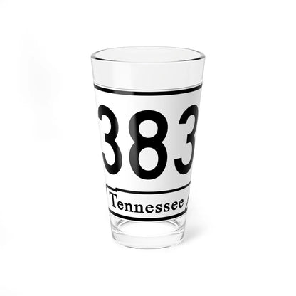 Tennessee 383 (Tennessee) (Road Sign) Pint Glass 16oz 16oz - Go Mug Yourself