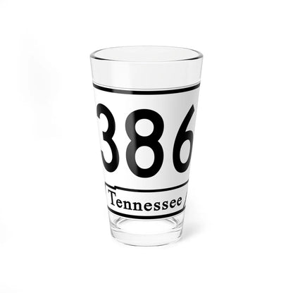 Tennessee 386 (Tennessee) (Road Sign) Pint Glass 16oz 16oz - Go Mug Yourself