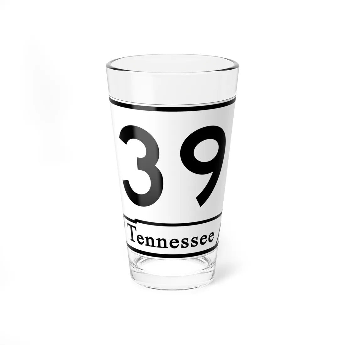 Tennessee 39 (Tennessee) (Road Sign) Pint Glass 16oz 16oz - Go Mug Yourself