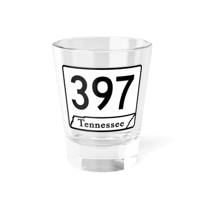 Tennessee 397 (Tennessee) (Road Sign) Shot Glass 1.5oz 1.5oz - Go Mug Yourself