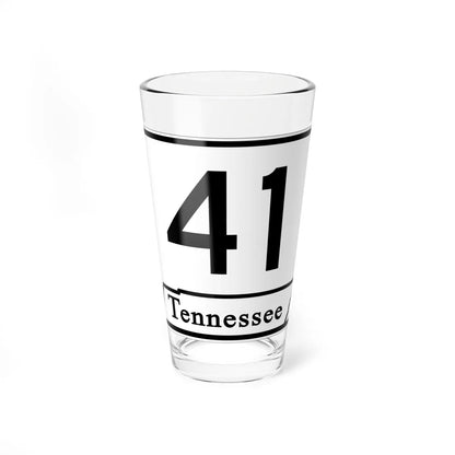 Tennessee 41 (Tennessee) (Road Sign) Pint Glass 16oz 16oz - Go Mug Yourself