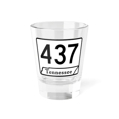 Tennessee 437 (Tennessee) (Road Sign) Shot Glass 1.5oz 1.5oz - Go Mug Yourself