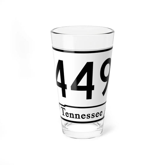 Tennessee 449 (Tennessee) (Road Sign) Pint Glass 16oz 16oz - Go Mug Yourself