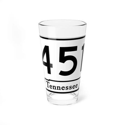 Tennessee 451 (Tennessee) (Road Sign) Pint Glass 16oz 16oz - Go Mug Yourself