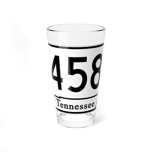 Tennessee 458 (Tennessee) (Road Sign) Pint Glass 16oz 16oz - Go Mug Yourself
