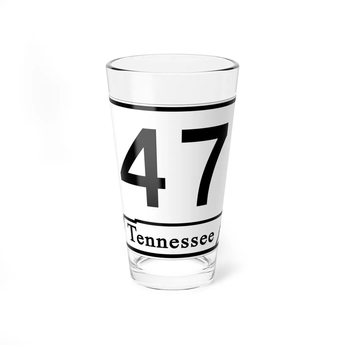Tennessee 47 (Tennessee) (Road Sign) Pint Glass 16oz 16oz - Go Mug Yourself