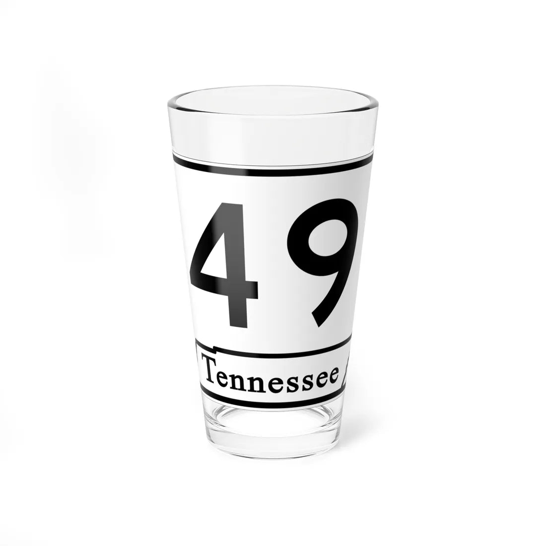 Tennessee 49 (Tennessee) (Road Sign) Pint Glass 16oz 16oz - Go Mug Yourself