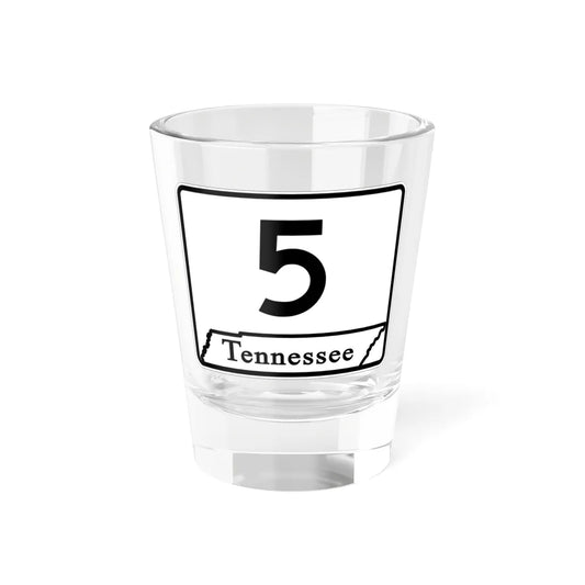 Tennessee 5 (Tennessee) (Road Sign) Shot Glass 1.5oz 1.5oz - Go Mug Yourself