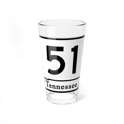 Tennessee 51 (Tennessee) (Road Sign) Pint Glass 16oz 16oz - Go Mug Yourself