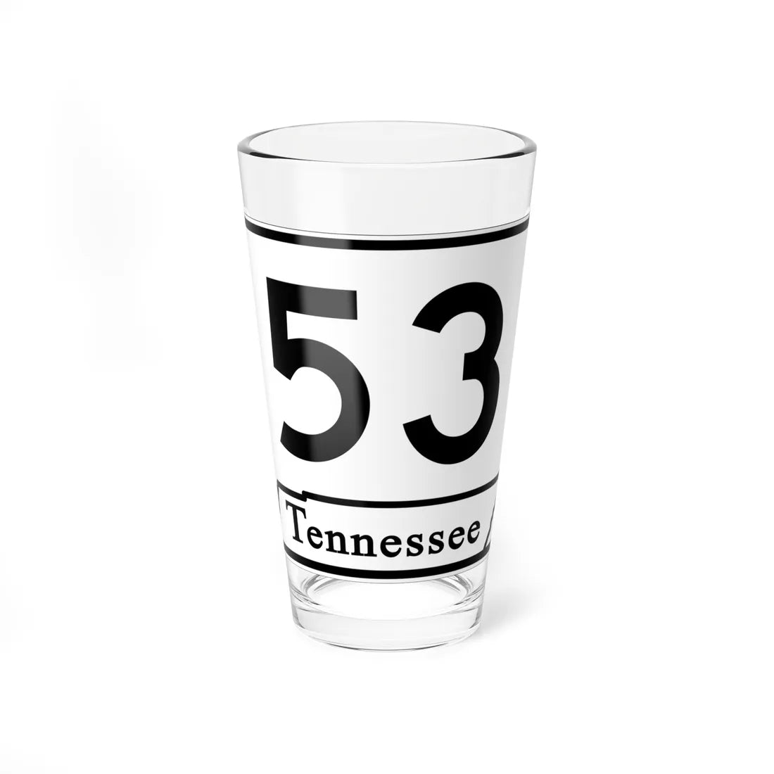 Tennessee 53 (Tennessee) (Road Sign) Pint Glass 16oz 16oz - Go Mug Yourself
