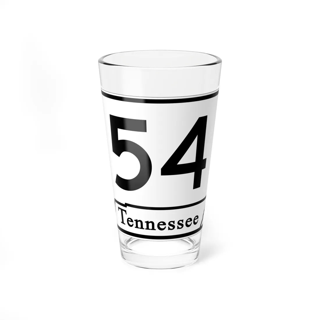 Tennessee 54 (Tennessee) (Road Sign) Pint Glass 16oz 16oz - Go Mug Yourself