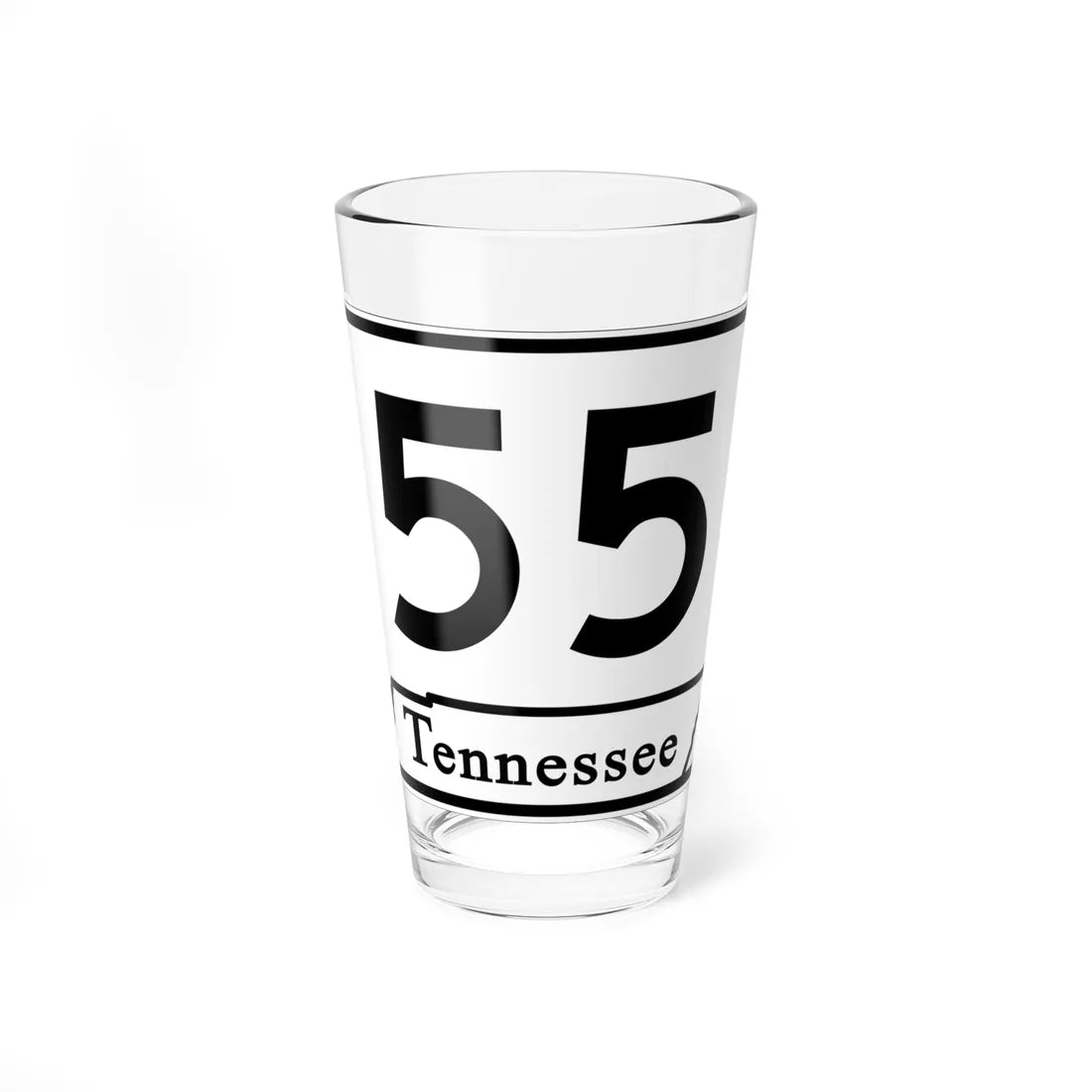 Tennessee 55 (Tennessee) (Road Sign) Pint Glass 16oz - Go Mug Yourself