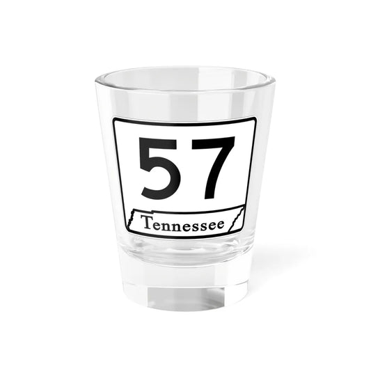 Tennessee 57 (Tennessee) (Road Sign) Shot Glass 1.5oz 1.5oz - Go Mug Yourself