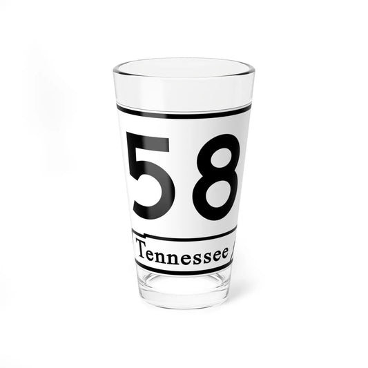 Tennessee 58 (Tennessee) (Road Sign) Pint Glass 16oz 16oz - Go Mug Yourself