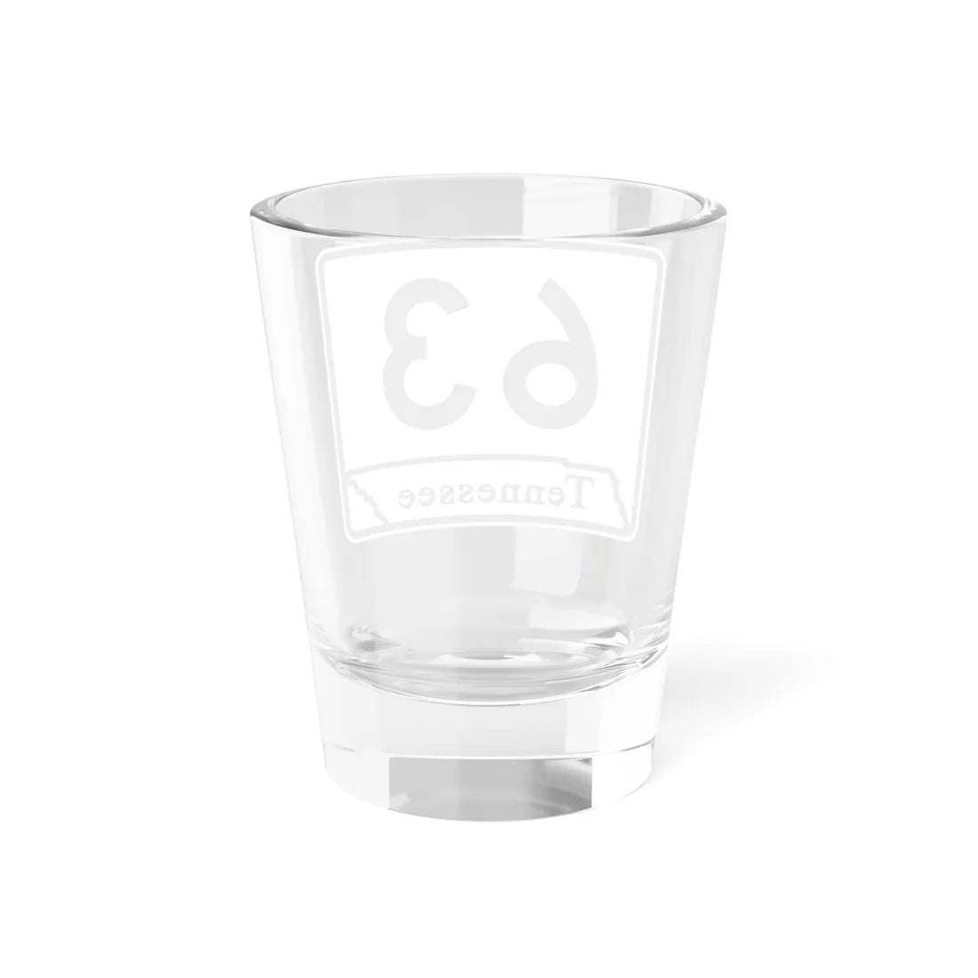 Tennessee 63 (Tennessee) (Road Sign) Shot Glass 1.5oz - Go Mug Yourself