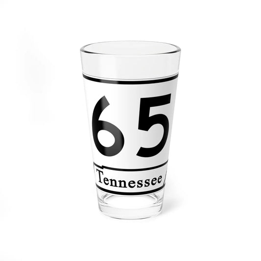 Tennessee 65 (Tennessee) (Road Sign) Pint Glass 16oz 16oz - Go Mug Yourself