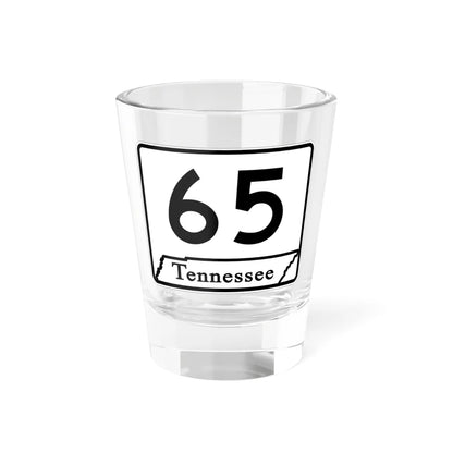 Tennessee 65 (Tennessee) (Road Sign) Shot Glass 1.5oz 1.5oz - Go Mug Yourself