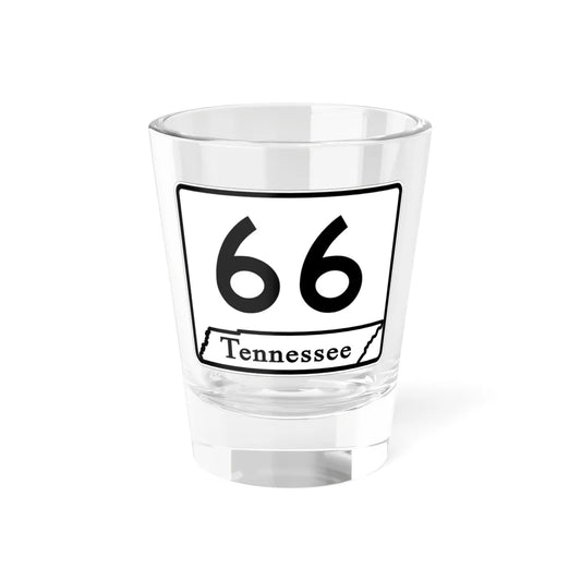 Tennessee 66 (Tennessee) (Road Sign) Shot Glass 1.5oz 1.5oz - Go Mug Yourself