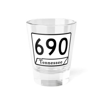 Tennessee 690 (Tennessee) (Road Sign) Shot Glass 1.5oz 1.5oz - Go Mug Yourself