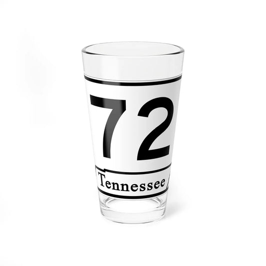 Tennessee 72 (Tennessee) (Road Sign) Pint Glass 16oz 16oz - Go Mug Yourself