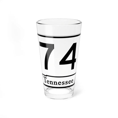 Tennessee 74 (Tennessee) (Road Sign) Pint Glass 16oz 16oz - Go Mug Yourself