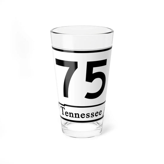Tennessee 75 (Tennessee) (Road Sign) Pint Glass 16oz 16oz - Go Mug Yourself
