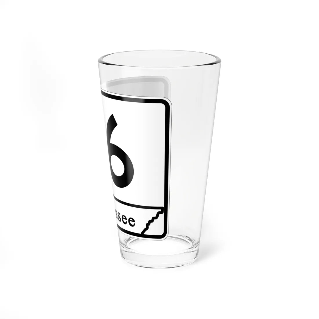 Tennessee 76 (Tennessee) (Road Sign) Pint Glass 16oz - Go Mug Yourself
