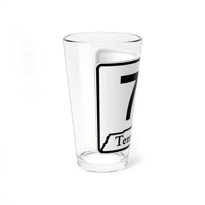 Tennessee 77 (Tennessee) (Road Sign) Pint Glass 16oz - Go Mug Yourself