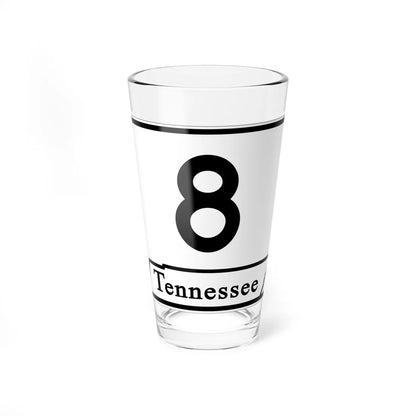 Tennessee 8 (Tennessee) (Road Sign) Pint Glass 16oz 16oz - Go Mug Yourself