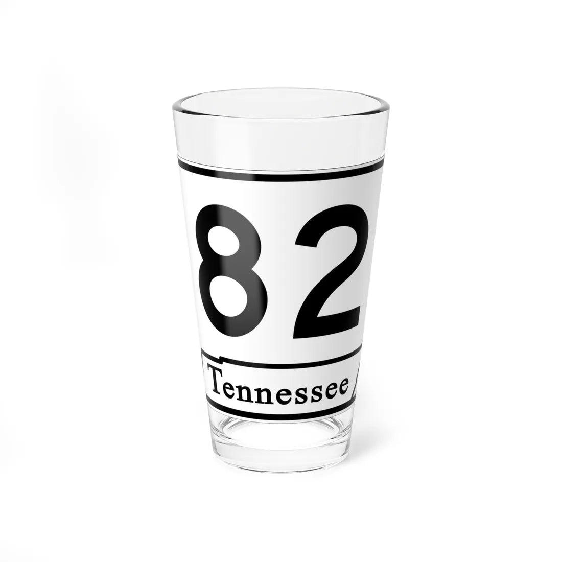 Tennessee 82 (Tennessee) (Road Sign) Pint Glass 16oz 16oz - Go Mug Yourself