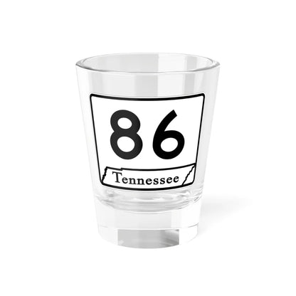 Tennessee 86 (Tennessee) (Road Sign) Shot Glass 1.5oz 1.5oz - Go Mug Yourself