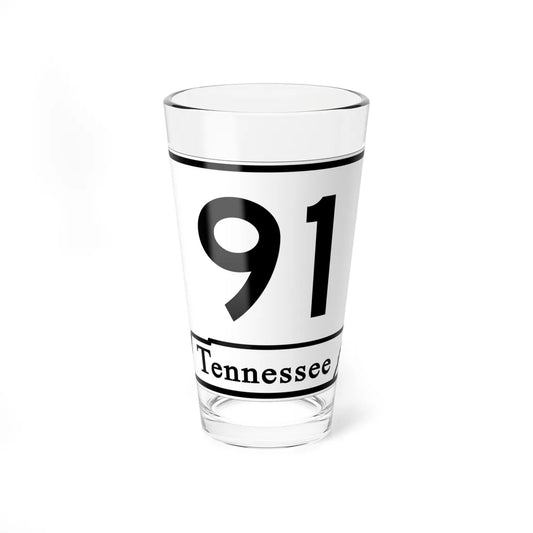 Tennessee 91 (Tennessee) (Road Sign) Pint Glass 16oz 16oz - Go Mug Yourself