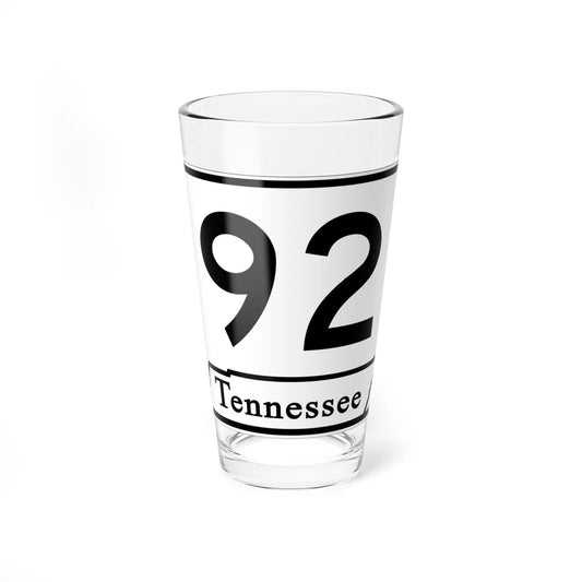 Tennessee 92 (Tennessee) (Road Sign) Pint Glass 16oz 16oz - Go Mug Yourself
