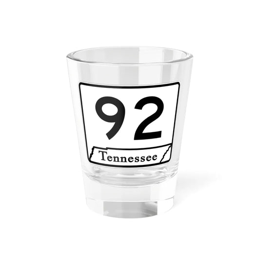 Tennessee 92 (Tennessee) (Road Sign) Shot Glass 1.5oz 1.5oz - Go Mug Yourself