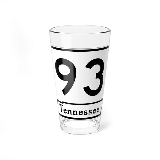 Tennessee 93 (Tennessee) (Road Sign) Pint Glass 16oz 16oz - Go Mug Yourself