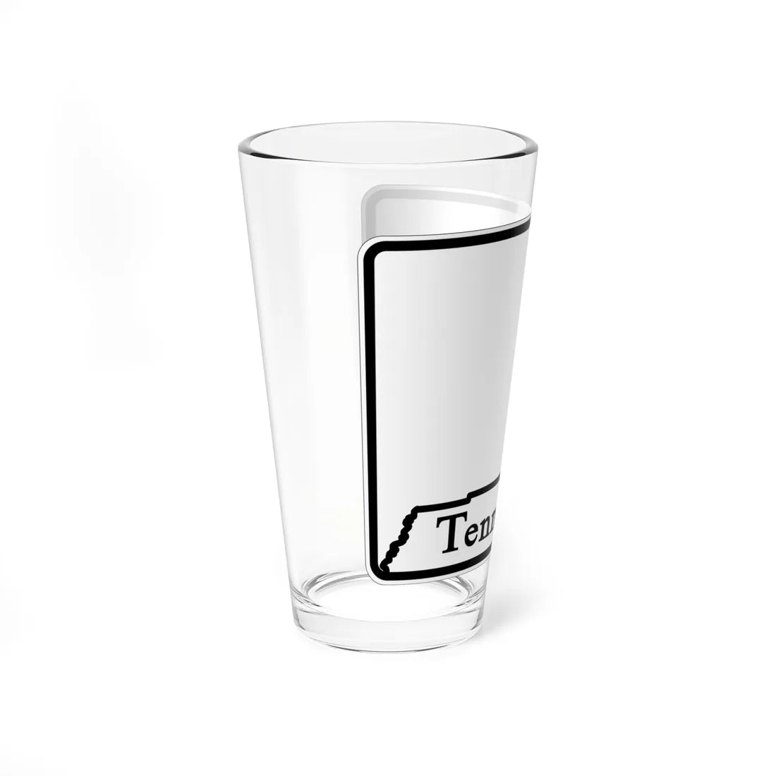 Tennessee blank (Tennessee) (Road Sign) Pint Glass 16oz - Go Mug Yourself