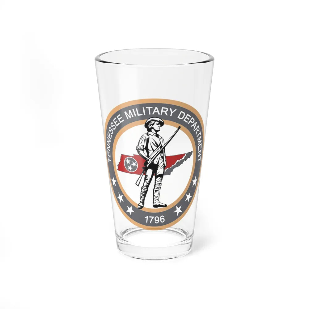 Tennessee Military Department Seal - Pint Glass 16oz-16oz-Go Mug Yourself