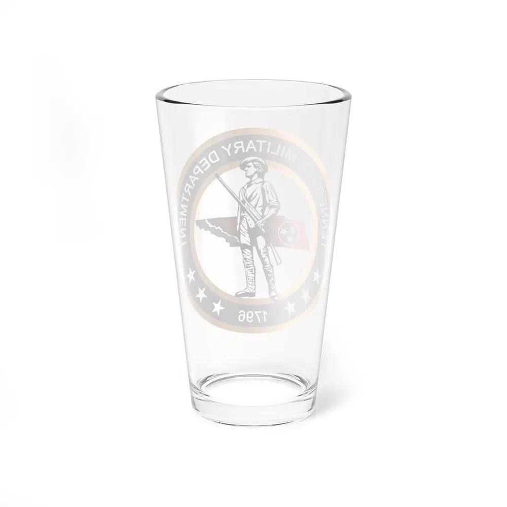 Tennessee Military Department Seal - Pint Glass 16oz-Go Mug Yourself