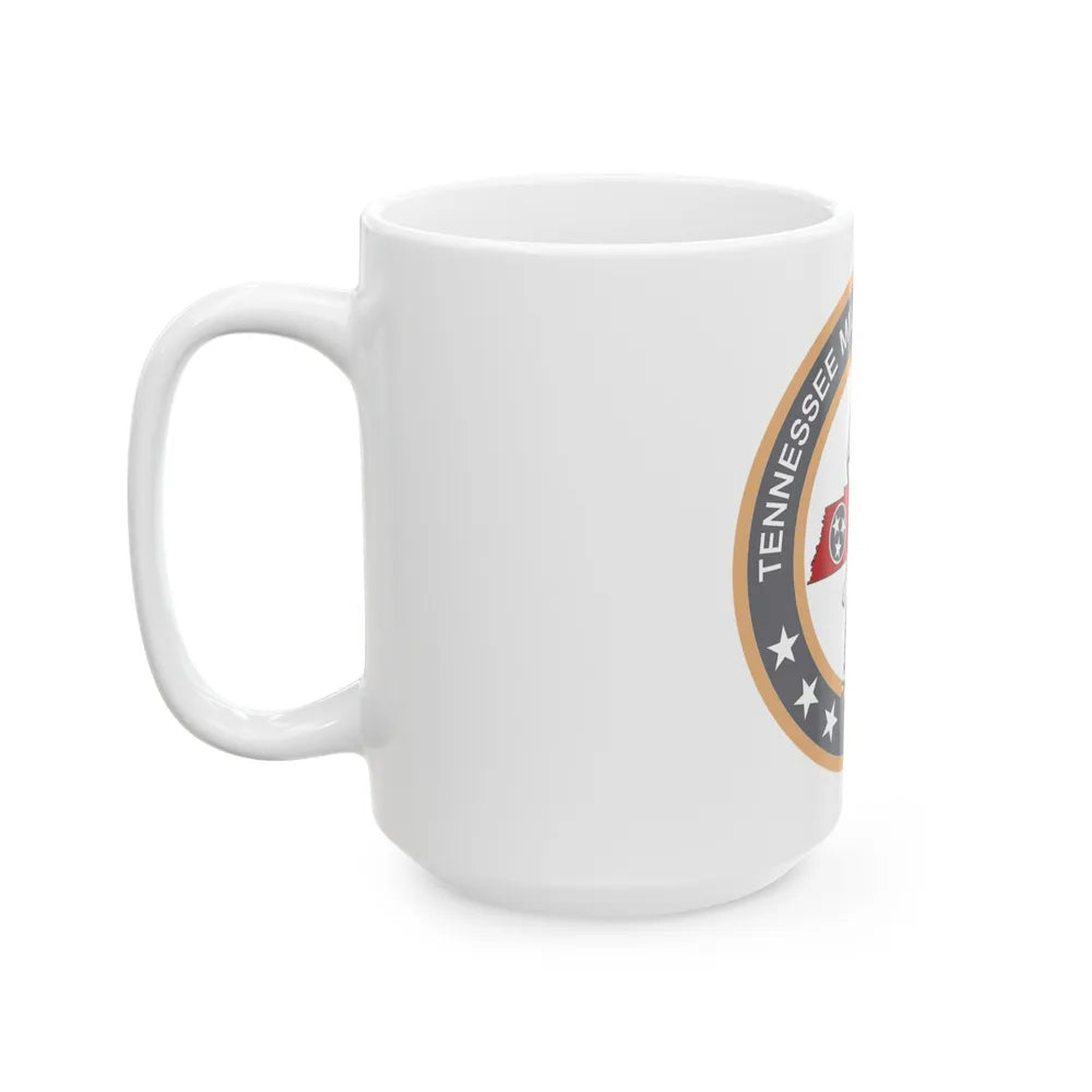 Tennessee Military Department Seal - White Coffee Mug-Go Mug Yourself